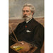 Der Maler Jean Pierre François Lamorinière - Charles Verlat — gerahmtes Bild an der Wand