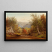 W: Herbst in den Catskills - Charles W. Knapp — gerahmtes Bild an der Wand