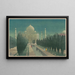 Taj Mahal, Agra - Charles William Bartlett — gerahmtes Bild an der Wand