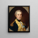 General William North - Charles Willson Peale — gerahmtes Bild an der Wand
