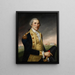 George Washington in Princeton - Charles Willson Peale — gerahmtes Bild an der Wand
