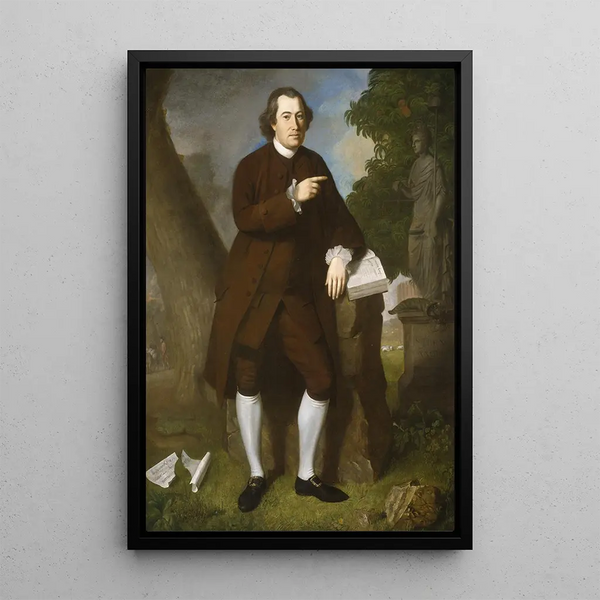 John Beale Bordley - Charles Willson Peale — gerahmtes Bild an der Wand