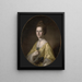Sophia Gough Carroll - Charles Willson Peale — gerahmtes Bild an der Wand