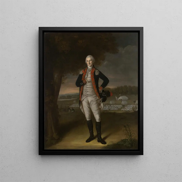 Walter Stewart - Charles Willson Peale — gerahmtes Bild an der Wand