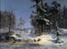 Winterlandschaft von der Königin-Christina-Straße in Djurgården, Stockholm - Karl XV. von Schweden — Ansicht des Kunstwerks