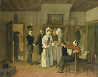 L'Adieu des soldats - Charles van Beveren — Ansicht des Kunstwerks