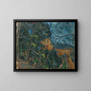Château Noir - Paul Cézanne | Kunstdruck Gemälde Wanddekoration Poster Kopie