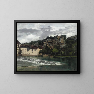 Les falaises de Launde - Cherubino Pat — gerahmtes Bild an der Wand