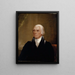 James Madison - Chester Harding — gerahmtes Bild an der Wand