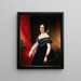 Portrait de Mme Quincy - Chester Harding — gerahmtes Bild an der Wand