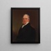 L'honorable James Lanman - Chester Harding — gerahmtes Bild an der Wand