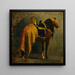 mit beschlagenem Pferd - Isidore Pils — gerahmtes Bild an der Wand