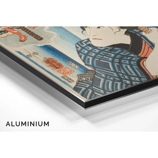 Chicken; Tsunagorō - Utagawa Kuniyoshi | Reproduction Tableau Décoration murale affiche copie