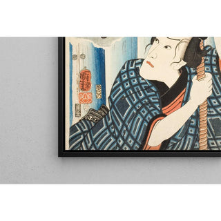 Chicken; Tsunagorō - Utagawa Kuniyoshi | Reproduction Tableau Décoration murale affiche copie
