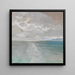 Chiemsee im Nebel - Alfred Haushofer — gerahmtes Bild an der Wand