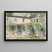 Rückseite des alten Hauses - Childe Hassam — gerahmtes Bild an der Wand