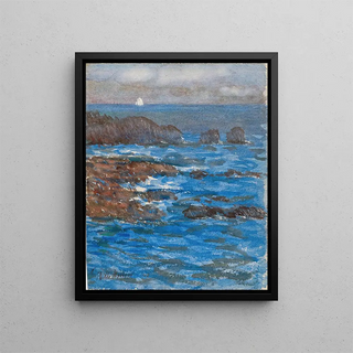 Childe Hassam - Cliffs and Sea Appeldore.webp