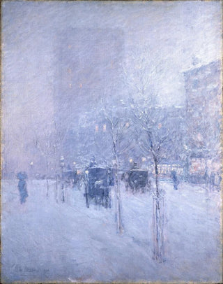 Childe Hassam - Late Afternoon New York Winter.webp