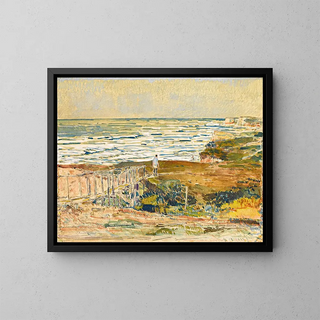 Pêcheur de Montauk - Childe Hassam — gerahmtes Bild an der Wand