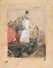 Die Zuschauer beim Grand Prix - Childe Hassam — Ansicht des Kunstwerks