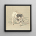 Welpe - Ohara Koson — gerahmtes Bild an der Wand
