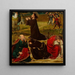 Christus im Garten - Anonym — gerahmtes Bild an der Wand