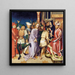 Christus vor Pontius Pilatus - Hans Holbein der Ältere — gerahmtes Bild an der Wand