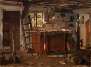 Ein Tischleratelier - Christen Dalsgaard — Ansicht des Kunstwerks