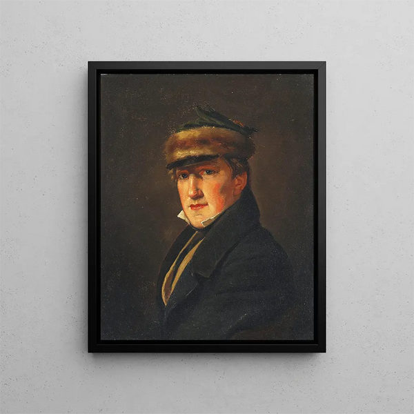 Portrait d'Emmerik Höglberg - Christen Købke — gerahmtes Bild an der Wand