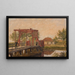 Le Pont-levis nord de la citadelle à Copenhague - Christen Købke — gerahmtes Bild an der Wand