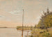 Vue depuis Dosseringen près du lac Sortedam en direction de Nørrebro, Étude - Christen Købke — Ansicht des Kunstwerks