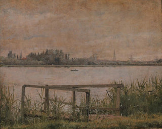 Ansicht von Kopenhagen vom Dosseringen - Christen Købke — Ansicht des Kunstwerks