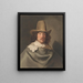 Portrait von Abraham Velters 1603-1690 nach Jacob Adriaensz. Backer - Christiaan Kramm — gerahmtes Bild an der Wand