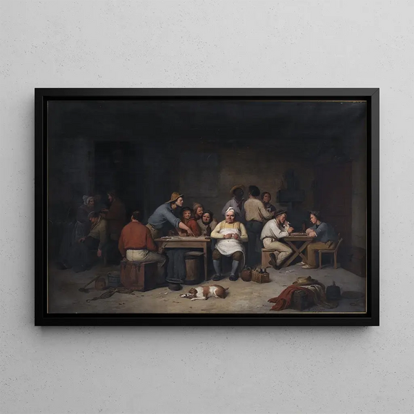 Christian Andreas Schleisner - En scene i vrtshuset Brokkensbod.webp