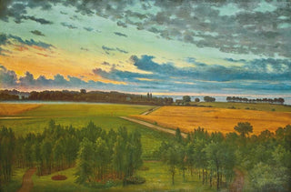 Christian Bernh Severin Berthelsen - Returning from the coast at dusk.webp