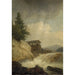 Reproduktion des Gemäldes Nordisches Landschaft mit einem Wasserfall - Christian Ezdorf