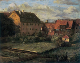 Die roten Häuser - Christian Friedrich Gille — Ansicht des Kunstwerks