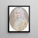 L'honorable George Berkeley - Christian Friedrich Zincke — gerahmtes Bild an der Wand