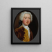 Portrait de William Gore - Christian Friedrich Zincke — gerahmtes Bild an der Wand