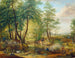 Holz-Gemälde überfluteter Bereich bei Oberrad - Christian Georg Schütz der Ältere — Ansicht des Kunstwerks