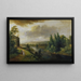 Château de Schönbusch près d'Aschaffenburg - Christian Georg Schütz l'Ancien — gerahmtes Bild an der Wand