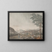 Christiania depuis Tyen - Christian Heinrich Grosch — gerahmtes Bild an der Wand
