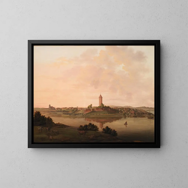 Prospect de Vordingborg - Christian Heinrich Grosch — gerahmtes Bild an der Wand