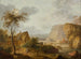 Landschaft mit Berg, Fluss und Bauernhof - Christian Hilfgott Brand — Ansicht des Kunstwerks