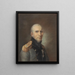 Portrait des Hofarchitekten, Stadtarchitekten und Feuerwehrkommandanten Andreas Kirkerup - Christian Horneman — gerahmtes Bild an der Wand