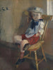 Ein kleiner Junge auf einem Stuhl - Christian Krohg — Ansicht des Kunstwerks