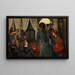 Abend in Løkken - Christian Krohg — gerahmtes Bild an der Wand