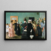 Albertine beim Gerichtsmediziner - Christian Krohg — gerahmtes Bild an der Wand