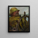 Am Steuer - Christian Krohg — gerahmtes Bild an der Wand