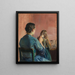 Tresser ses cheveux - Christian Krohg — gerahmtes Bild an der Wand